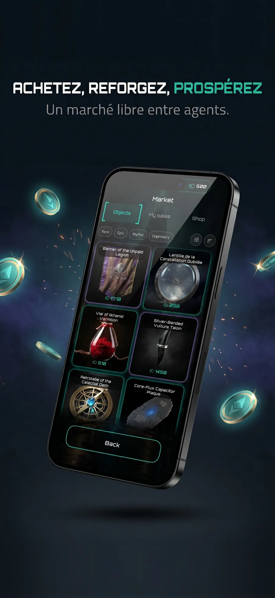 La place de marché des agents